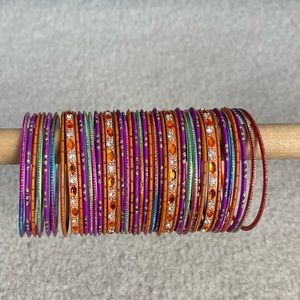 Multicolored Bangle Set